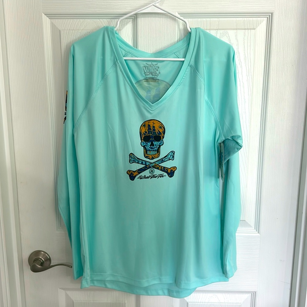 What the Fin fishing shirt